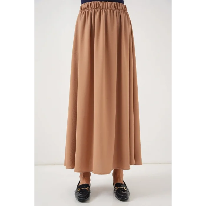 Uzun Ayrobin Etek 8050 - Camel