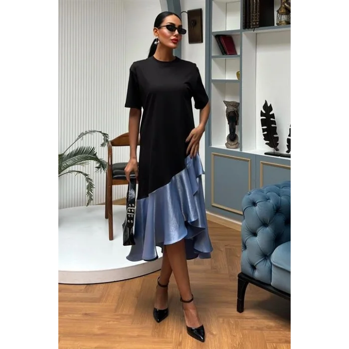 Volanlı Süprem Elbise 2864