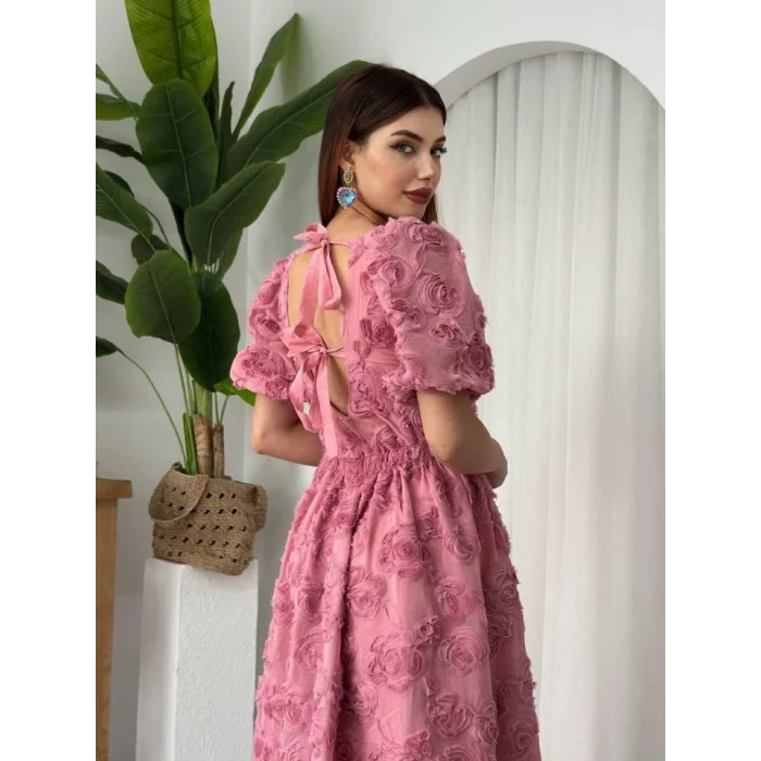 Wear Sırt Bağlama Detaylı Elbise