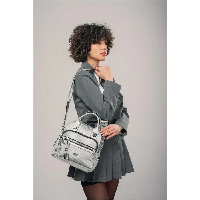 Weta Gri Cilt Kol Ve Omuz Çantası