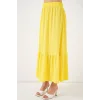 1886 Uzun Örme Etek - Sarı