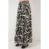 1898 Desenli Uzun Etek - C.Siyah