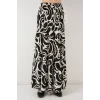 1898 Desenli Uzun Etek - C.Siyah