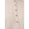 6678 Keten Tunik Pantolon İkili Takım - Bej