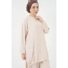 6682 Tunik Pantolon İkili Takım - Krem