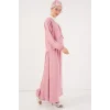 Ayrobin Kimono Etek İkili Takım 8047 - Pembe