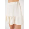 Ayrobin Mini Etek 8054 - Ekru