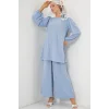 Ayrobin Tunik Pantolon Alt Üst Takım 6712 - Açık Mavi