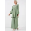 Ayrobin Tunik Pantolon Alt Üst Takım 6712 - Çağla