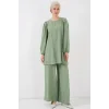 Ayrobin Tunik Pantolon Alt Üst Takım 6712 - Çağla