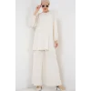 Ayrobin Tunik Pantolon Alt Üst Takım 6712 - Ekru