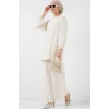 Ayrobin Tunik Pantolon Alt Üst Takım 6712 - Ekru