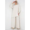 Ayrobin Tunik Pantolon Alt Üst Takım 6712 - Ekru