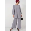 Ayrobin Tunik Pantolon Alt Üst Takım 6712 - Gri