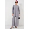 Ayrobin Tunik Pantolon Alt Üst Takım 6712 - Gri