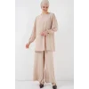 Ayrobin Tunik Pantolon Alt Üst Takım 6712 - Krem