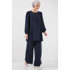 Ayrobin Tunik Pantolon Alt Üst Takım 6712 - Lacivert