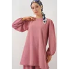 Ayrobin Tunik Pantolon Alt Üst Takım 6712 - Pembe