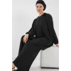 Ayrobin Tunik Pantolon Alt Üst Takım 6712 - Siyah