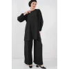 Ayrobin Tunik Pantolon Alt Üst Takım 6712 - Siyah