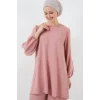 Ayrobin Tunik Pantolon Alt Üst Takım 6712 - Somon