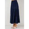 Ayrobin Uzun Etek 8048 - Lacivert