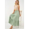 Ayrobin Uzun Etek 8048 - Mint