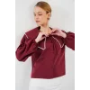 Bebe Yaka Gömlek 20314 - Bordo