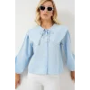 Bebe Yaka Gömlek 20314 - Mavi