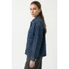 Çift Cepli Denim Ceket 0731 - Lacivert