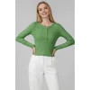 Çıtçıt Detaylı Bluz Yeşil T4343