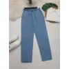 Duble Paça Yıkamalı Soft Kot Pantolon  -Buz Mavi