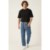 Erkek Rahat Kesim Baggy Jean Pantolon 30076 - İndigo