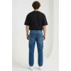 Erkek Rahat Kesim Baggy Jean Pantolon 30076 - Lacivert