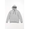 Erkek Uzun Kol Kapşonlu Basic Sweatshirt Hoodie - Gri