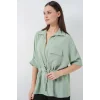 Fermuarlı Gömlek 0721 - Mint
