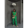 JAKAR KUMAŞ YELEK - PANTOLON TAKIM - Yeşil
