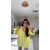 Kadın Tek Cepli Over Size Ketem Gömlek