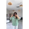 Kadın Tek Cepli Over Size Ketem Gömlek
