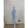 Kadın Truvakar Kollu Yakalı Rahat Gömlek