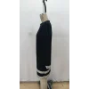 Kadın Uzun Kollu Bisiklet Yaka Mini Ithal Krep Elbise