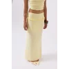 Katlama Bel Detay Maxi Etek