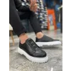 KB-703 Kuback Siyah Lastikli Günlük Erkek Ayakkabı