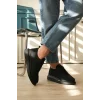 KB-M101 Kuback Kömür Triko Bağcıklı Günlük Erkek Ayakkabı