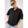 Kısa Kol Gömlek 20312 - Siyah