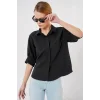 Kısa Kol Gömlek 20312 - Siyah
