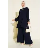 Lacivert Tunik Pantolon Alt Üst Takım 6663