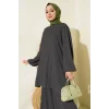 Tunik Pantolon Alt Üst Takım 6663 - Antrasit