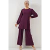 Tunik Pantolon Alt Üst Takım 6663 - Mor