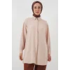 Uzun Gömlek Tunik 5945 - Krem